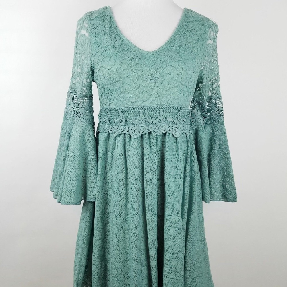 Easel Size Medium Dress Lace Festival Boho Cowgirl